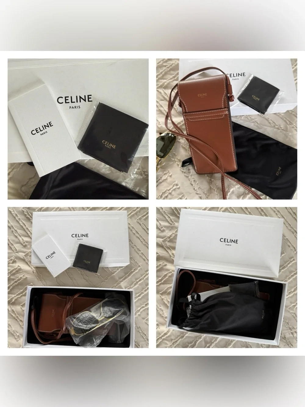 Celine Triomphe 57mm Pilot Sunglasses, New with Tags - Picture 11 of 15